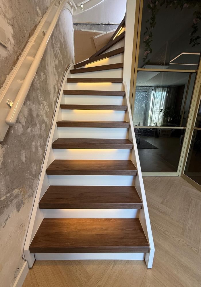 Houtlook trappen Duero eiken koffiebruin