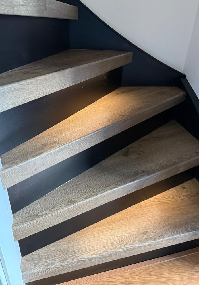 Houtlook trappen Kasteel eiken