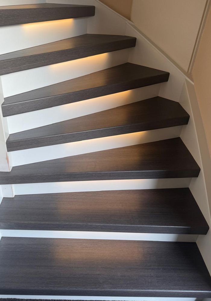 Houtlook trappen Wenge