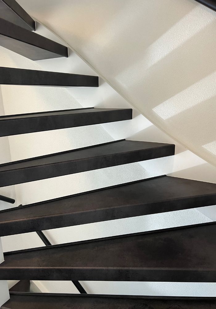 Betonlook trappen Black