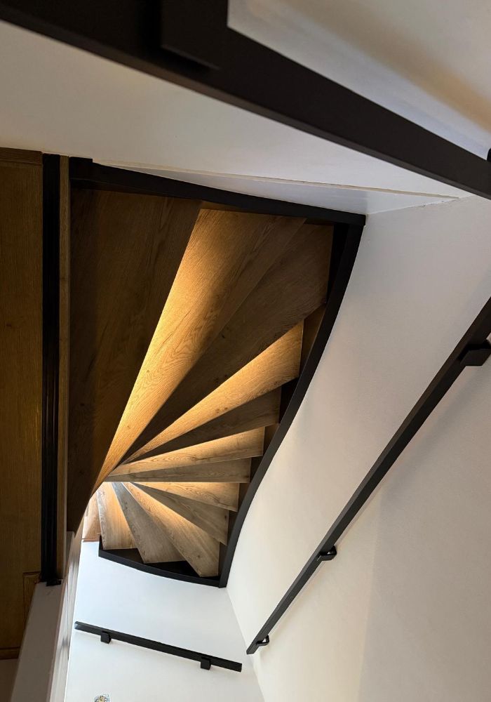 Houtlook trappen Kasteel eiken
