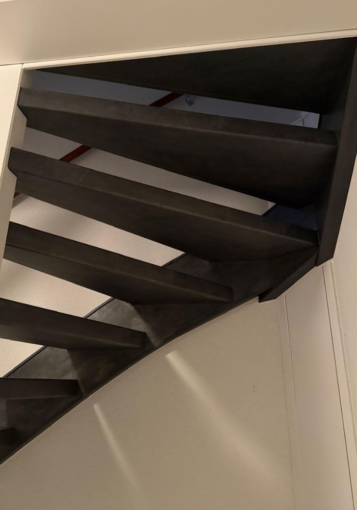 Betonlook trappen leisteen