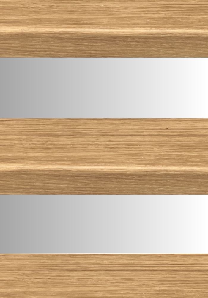 K-Stairs Collectie 30 Duero eiken karamell stootbord wit