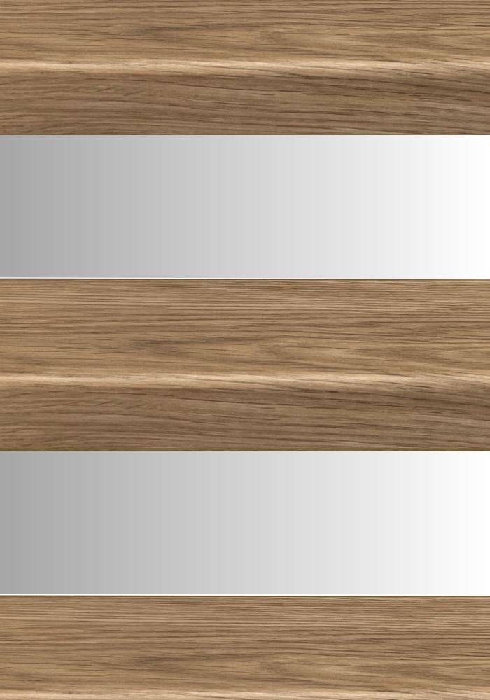 K-Stairs Collectie 6 Tajo eiken gerige stootbord wit