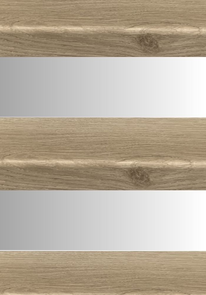 K-Stairs Collectie 2 Tajo eiken zandkleurig stootbord wit
