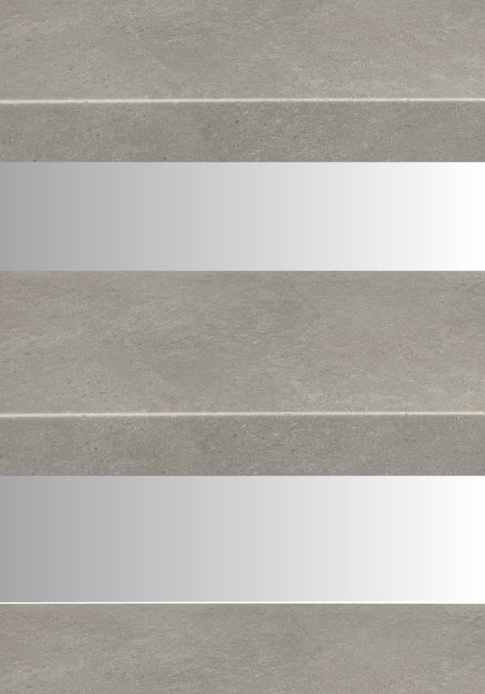 VIC Stairs Rock dark grey wit