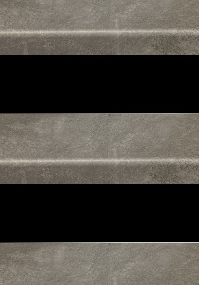 K-Stairs Collectie 37 Beton grijs gepolijst stootbord zwart